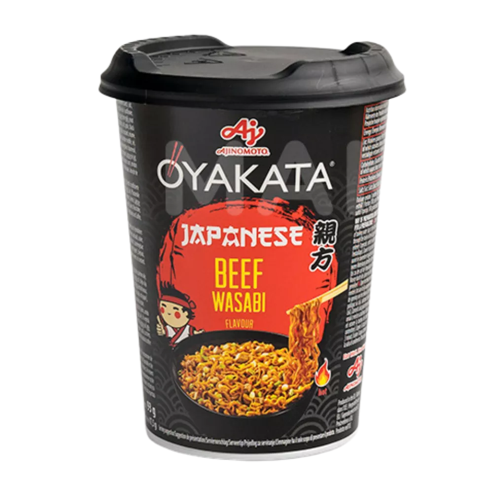 AJINOMOTO Oyakata Ramen Beef Wasabi Cup 93G